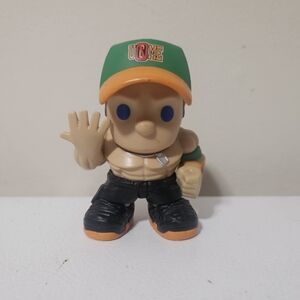 WWE John Cena OOSHIE Figurine 3" You Cant See Me Green Orange